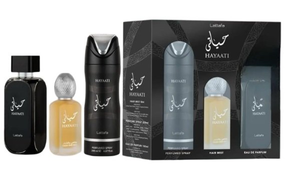 LATTAFA KIT HAYAATI BLACK - 3PCS