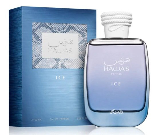 RASASI HAWAS FOR HIM ICE EDP 100 ML RASASI HAWAS ICE FOR HIM EDP 100 ML CELESTE